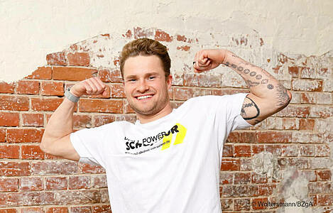 Parkour-Teamer Joel Bobe. Foto: Woltersmann/BZgA